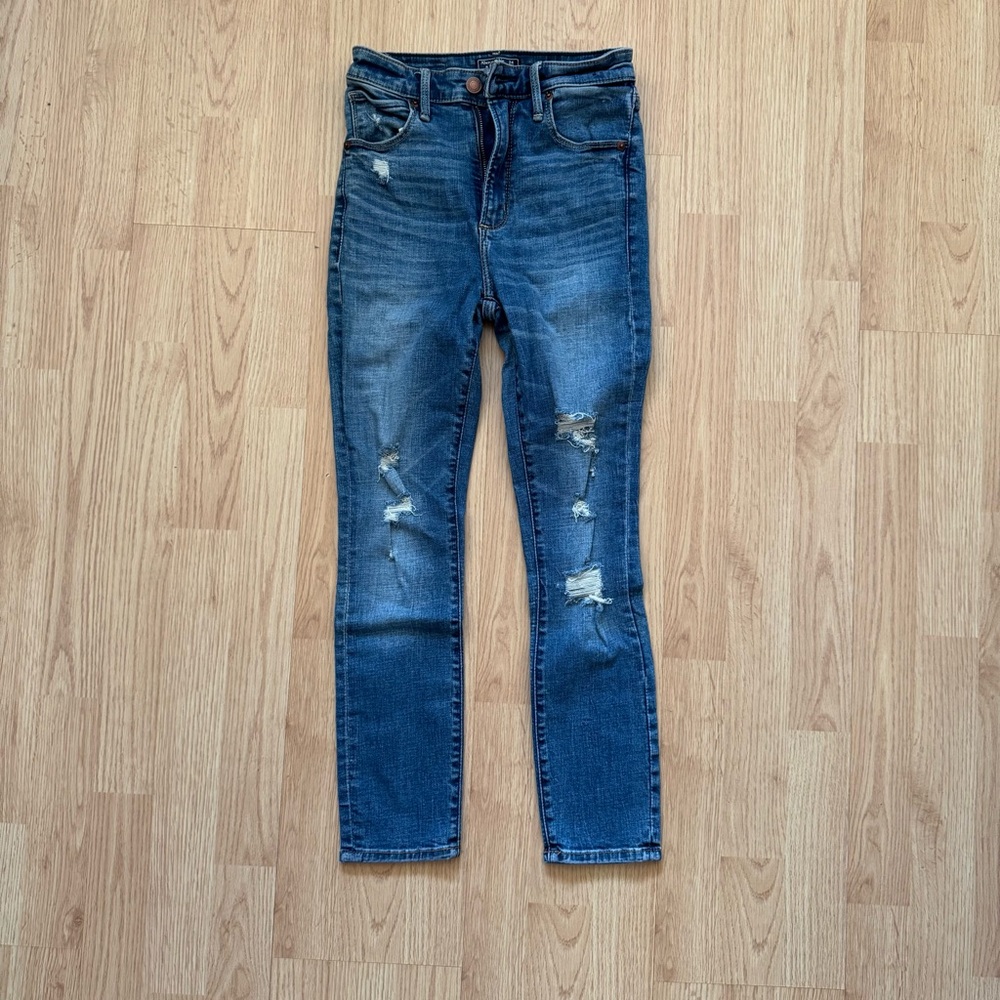 Abercrombie high waist skinny jeans